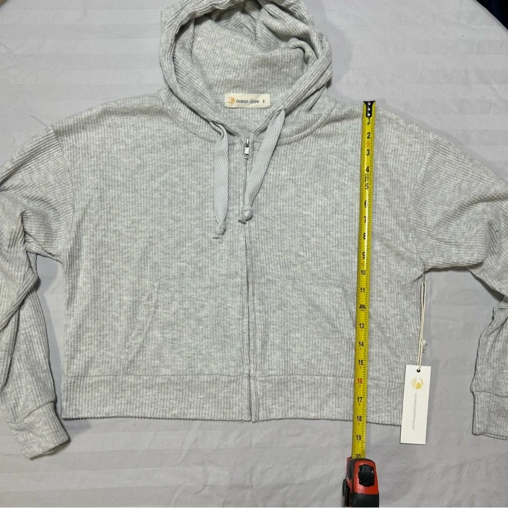 Ocean Drive Light Gray Women's Hoodie! Brings Soft to a new Level! - Picture 7 of 9